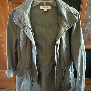 Style & Co. Green Utility Jacket